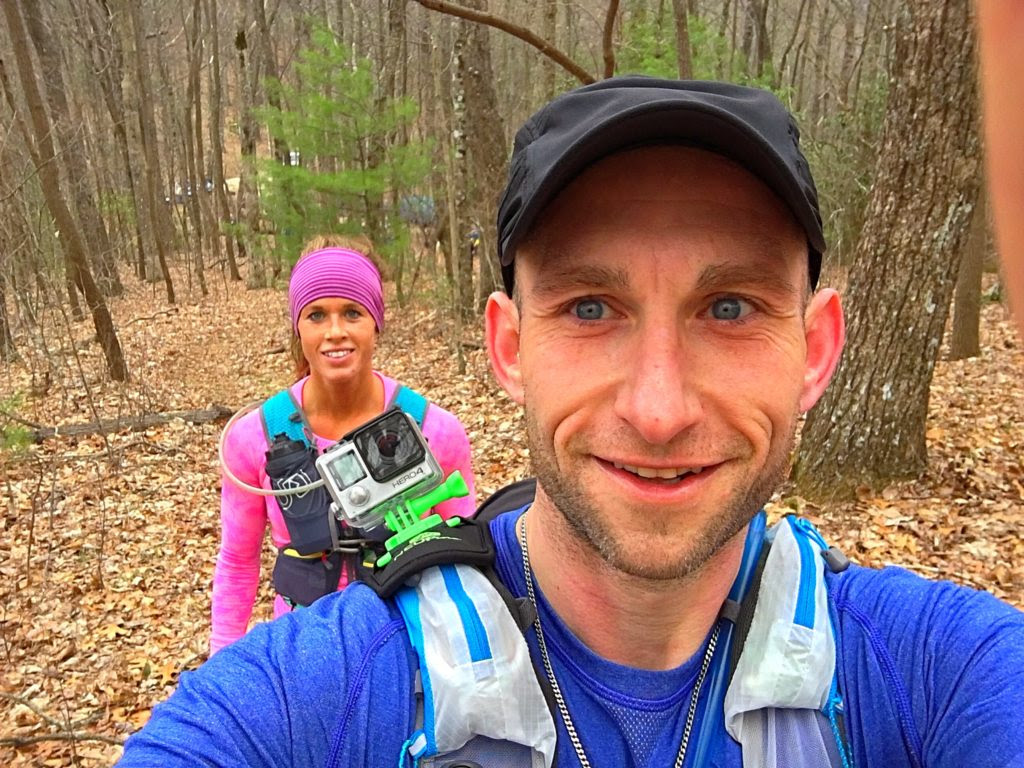 Jesse and Crystal on the Georgia Death Race trail