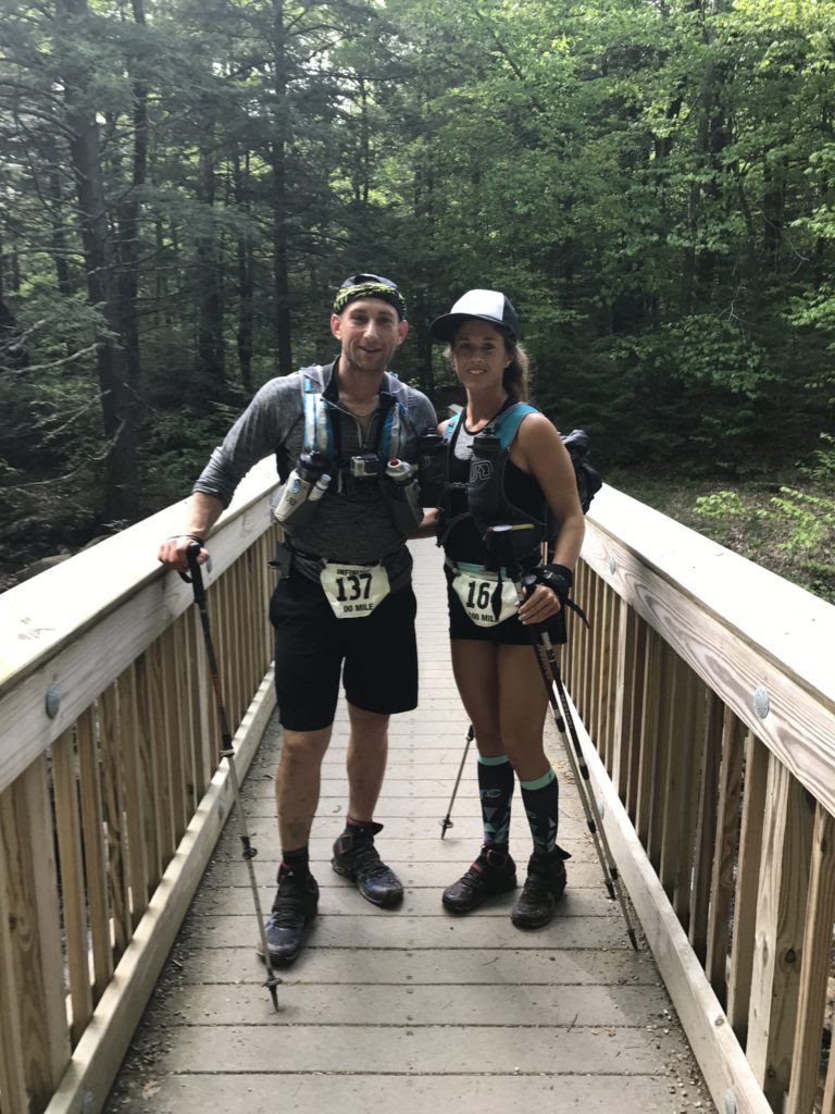 Crystal and Jesse at the race