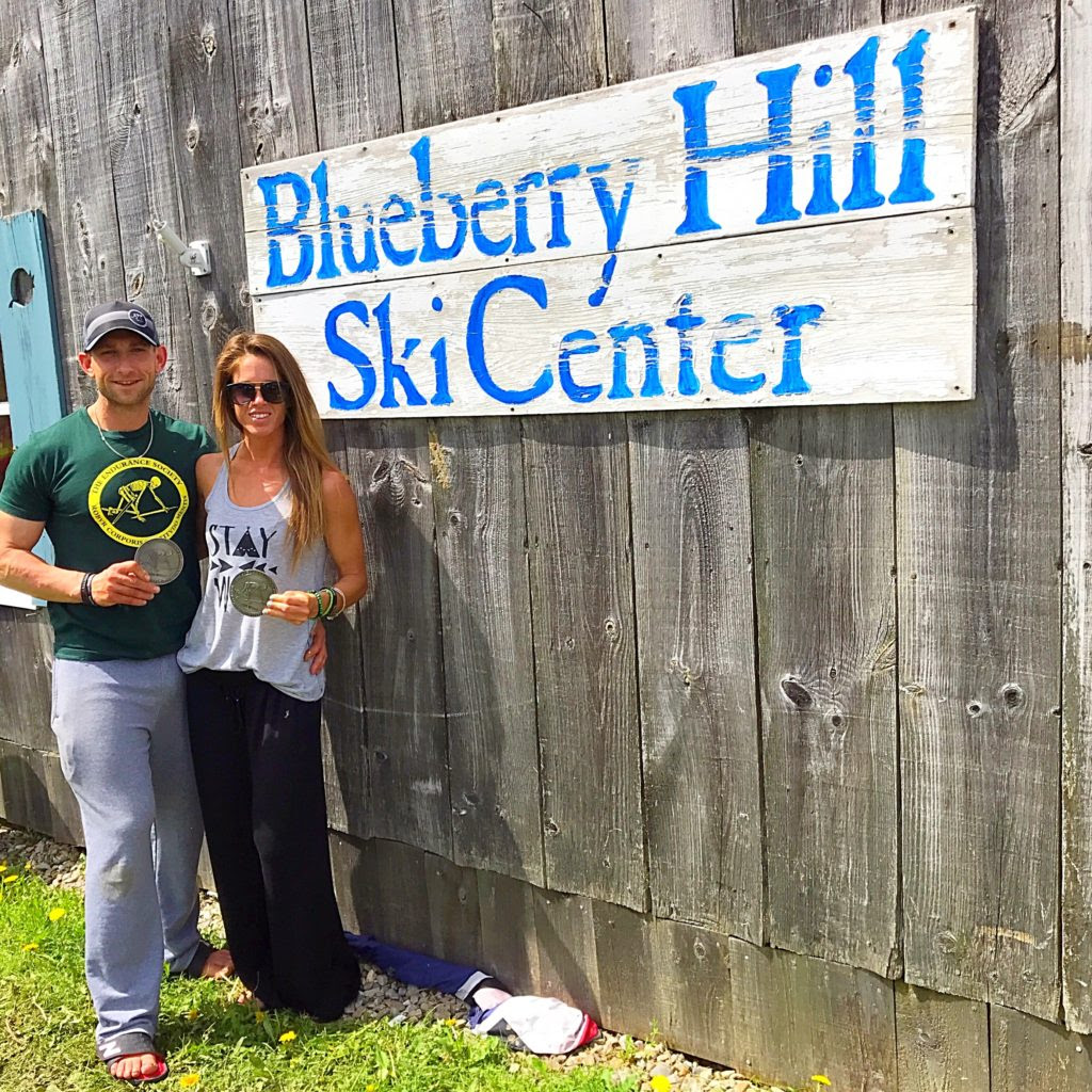 Crystal and Jesse after the race