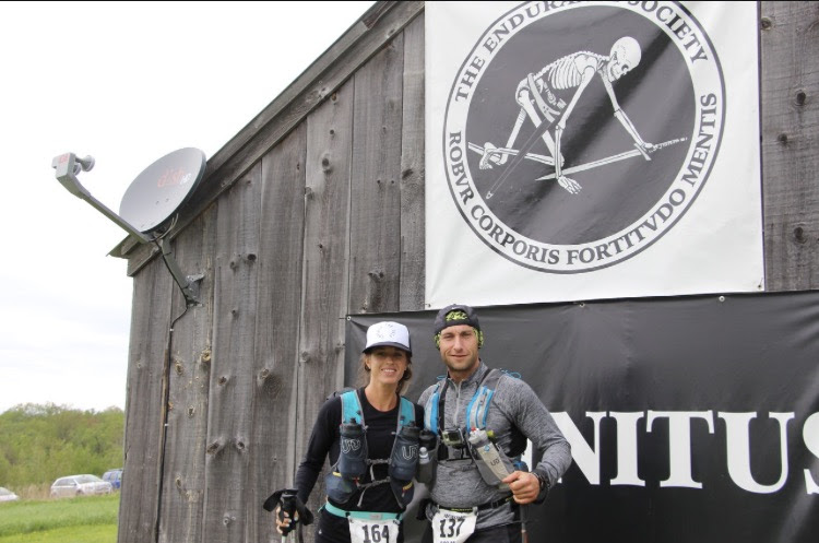 Crystal and Jesse at the race