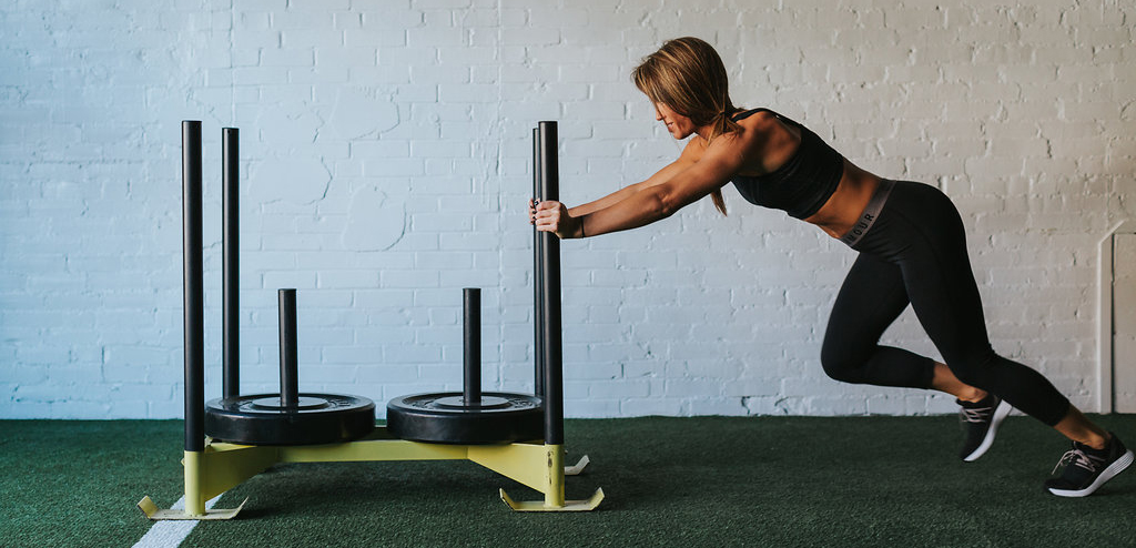 Crystal Seaver Working Out